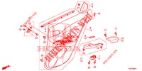 FODERAMENTO PORTIERA(4D)  per Honda CIVIC DIESEL 1.6 ELEGANCE 5 Porte 6 velocità manuale 2013