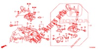 LEVA DI CAMBIO (DIESEL) (1.6L) per Honda CIVIC DIESEL 1.6 ELEGANCE 5 Porte 6 velocità manuale 2013