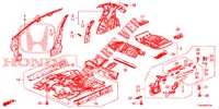 PAVIMENTO/PANNELLI INTERNI  per Honda CIVIC DIESEL 1.6 ELEGANCE 5 Porte 6 velocità manuale 2013