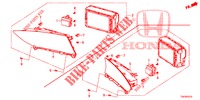 SCHERMO CENTRO  per Honda CIVIC DIESEL 1.6 ELEGANCE 5 Porte 6 velocità manuale 2013