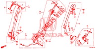 SEDILE ANTERIORE/CINTURE DI SICUREZZA  per Honda CIVIC DIESEL 1.6 ELEGANCE 5 Porte 6 velocità manuale 2013
