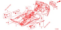 STOINO PAVIMENTO/ISOLATORE  per Honda CIVIC DIESEL 1.6 ELEGANCE 5 Porte 6 velocità manuale 2013