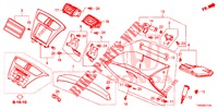 ABBELLIMENTO STRUMENTI (COTE DE PASSAGER) (LH) per Honda CIVIC DIESEL 1.6 EXECUTIVE 5 Porte 6 velocità manuale 2015