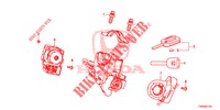 COMPONENTI CILINDRO CHIAVE  per Honda CIVIC DIESEL 1.6 EXECUTIVE 5 Porte 6 velocità manuale 2015
