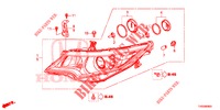 FANALE  per Honda CIVIC DIESEL 1.6 EXECUTIVE 5 Porte 6 velocità manuale 2015