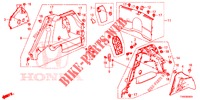 FODERAMENTO LATO BAULE  per Honda CIVIC DIESEL 1.6 EXECUTIVE 5 Porte 6 velocità manuale 2015