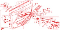 FODERAMENTO PORTIERA ANT. (LH) per Honda CIVIC DIESEL 1.6 EXECUTIVE 5 Porte 6 velocità manuale 2015