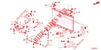 TUBO RADIATORE/SERBATOIO DI RISERVA (DIESEL) per Honda CIVIC DIESEL 1.6 EXECUTIVE 5 Porte 6 velocità manuale 2015