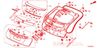 PANNELLO PORTELLONE(2D)  per Honda CIVIC DIESEL 1.6 EXECUTIVE EURO 6 5 Porte 6 velocità manuale 2015