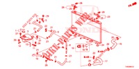 TUBO RADIATORE/SERBATOIO DI RISERVA (DIESEL) per Honda CIVIC DIESEL 1.6 EXECUTIVE EURO 6 5 Porte 6 velocità manuale 2015