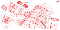 ABBELLIMENTO STRUMENTI (COTE DE PASSAGER) (LH) per Honda CIVIC DIESEL 1.6 EXECUTIVE 5 Porte 6 velocità manuale 2013