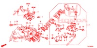 LEVA DI CAMBIO (DIESEL) (1.6L) per Honda CIVIC DIESEL 1.6 EXECUTIVE 5 Porte 6 velocità manuale 2013