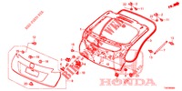 PANNELLO PORTELLONE(2D)  per Honda CIVIC DIESEL 1.6 EXECUTIVE 5 Porte 6 velocità manuale 2013