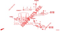TUBO ACQUA/CONDOTTO RISCALDATORE (DIESEL) (1.6L) per Honda CIVIC DIESEL 1.6 EXECUTIVE 5 Porte 6 velocità manuale 2013