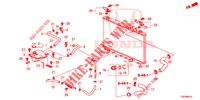 TUBO RADIATORE/SERBATOIO DI RISERVA (DIESEL) (1.6L) per Honda CIVIC DIESEL 1.6 EXECUTIVE 5 Porte 6 velocità manuale 2013