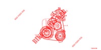 CINGHIA DELL'ALTERNATORE (DIESEL) per Honda CIVIC DIESEL 1.6 EXECUTIVE 5 Porte 6 velocità manuale 2014