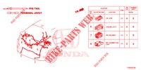 CONNETTORE ELETTRICO (ARRIERE) per Honda CIVIC DIESEL 1.6 EXECUTIVE 5 Porte 6 velocità manuale 2014