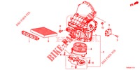 SOFFIATORE RISCALDATORE (LH) per Honda CIVIC DIESEL 1.6 EXECUTIVE 5 Porte 6 velocità manuale 2014