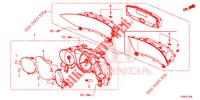 TACHIMETRO  per Honda CIVIC DIESEL 1.6 EXECUTIVE 5 Porte 6 velocità manuale 2014