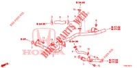 TUBO ACQUA/CONDOTTO RISCALDATORE (DIESEL) per Honda CIVIC DIESEL 1.6 EXECUTIVE 5 Porte 6 velocità manuale 2014