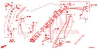 ARIA CONDIZIONATA (DURITES/TUYAUX) (LH) per Honda CIVIC 1.8 EXECUTIVE 5 Porte 6 velocità manuale 2015