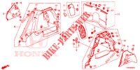 FODERAMENTO LATO BAULE  per Honda CIVIC 1.8 EXECUTIVE 5 Porte 6 velocità manuale 2015