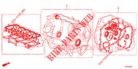KIT GUARNIZIONE/ ASS. TRASMISSIONE (1.8L) per Honda CIVIC 1.8 EXECUTIVE 5 Porte 6 velocità manuale 2015