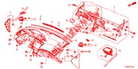 PANNELLO STRUMENTI (LH) per Honda CIVIC 1.8 EXECUTIVE 5 Porte 6 velocità manuale 2015
