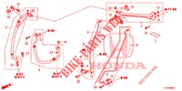 ARIA CONDIZIONATA (FLEXIBLES/TUYAUX) (LH) per Honda CIVIC 1.8 EXECUTIVE 5 Porte 5 velocità automatico 2013