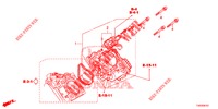 CORPO VALVOLA IMMISSIONE (1.8L) per Honda CIVIC 1.8 EXECUTIVE 5 Porte 5 velocità automatico 2013