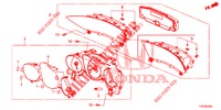 TACHIMETRO  per Honda CIVIC 1.8 EXECUTIVE 5 Porte 5 velocità automatico 2013