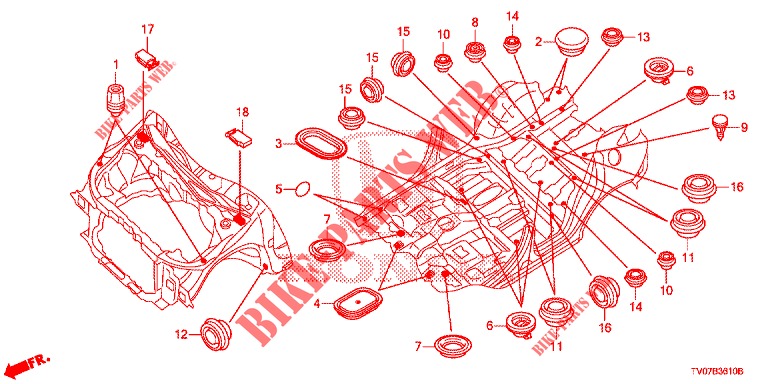 ANELLO DI TENUTA (AVANT) per Honda CIVIC 1.8 EXECUTIVE 5 Porte 5 velocità automatico 2013