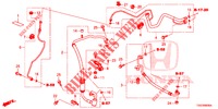ARIA CONDIZIONATA (FLEXIBLES/TUYAUX) (1,0 L) (LH) per Honda CIVIC  1.0 COMFORT 5 Porte 6 velocità manuale 2017
