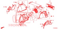 FODERAMENTO LATO BAULE  per Honda CIVIC 1.0 EXCLUSIVE NAVI 5 Porte 6 velocità manuale 2017