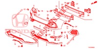PARAURTI POSTERIORE  per Honda CIVIC 1.0 EXCLUSIVE NAVI 5 Porte 6 velocità manuale 2017