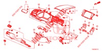 ABBELLIMENTO STRUMENTI (COTE DE CONDUCTEUR) (LH) per Honda CIVIC  1.0 ENTRY 5 Porte 6 velocità manuale 2018