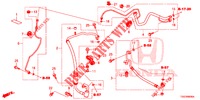 ARIA CONDIZIONATA (FLEXIBLES/TUYAUX) (1,0 L) (LH) per Honda CIVIC  1.0 ENTRY 5 Porte 6 velocità manuale 2018