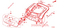 PANNELLO PORTELLONE(2D)  per Honda NSX 3.5 FIF 2 Porte DCT 2019