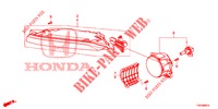 FENDINEBBIA / FARI DIURNI per Honda CIVIC 1.8 EXECUTIVE TUNER LESS 5 Porte 5 velocità automatico 2013