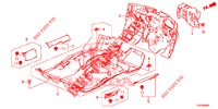 STOINO PAVIMENTO/ISOLATORE  per Honda CIVIC 1.8 EXECUTIVE TUNER LESS 5 Porte 5 velocità automatico 2013