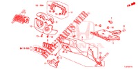 ABBELLIMENTO STRUMENTI (COTE DE CONDUCTEUR) (LH) per Honda ACCORD TOURER 2.0 S 5 Porte 6 velocità manuale 2015