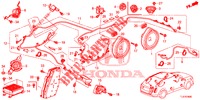 ANTENNA RADIO/ALTOPARLANTE (LH) per Honda ACCORD TOURER 2.0 S 5 Porte 6 velocità manuale 2015