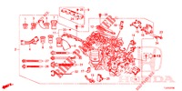 BARDATURA FILO MOTORE (2.0L) per Honda ACCORD TOURER 2.0 S 5 Porte 6 velocità manuale 2015