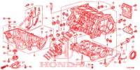 BLOCCO CILINDRO/SCODELLO OLIO (2.0L) per Honda ACCORD TOURER 2.0 S 5 Porte 6 velocità manuale 2015