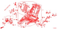 COMP. SEDILE ANT. (G.) (HAUTEUR MANUELLE) per Honda ACCORD TOURER 2.0 S 5 Porte 6 velocità manuale 2015
