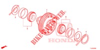 INGRANAGGIO DIFFERENZIALE (DIESEL) per Honda ACCORD TOURER 2.0 S 5 Porte 6 velocità manuale 2015