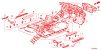 STOINO PAVIMENTO/ISOLATORE  per Honda ACCORD TOURER 2.0 S 5 Porte 6 velocità manuale 2015