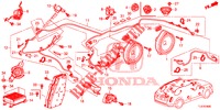 ANTENNA RADIO/ALTOPARLANTE (LH) per Honda ACCORD TOURER 2.0 ELEGANCE 5 Porte 5 velocità automatico 2015