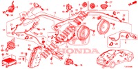 ANTENNA RADIO/ALTOPARLANTE (LH) per Honda ACCORD TOURER 2.4 EXECUTIVE 5 Porte 5 velocità automatico 2015