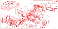 UNITA' AUDIO  per Honda ACCORD TOURER 2.4 S 5 Porte 5 velocità automatico 2015